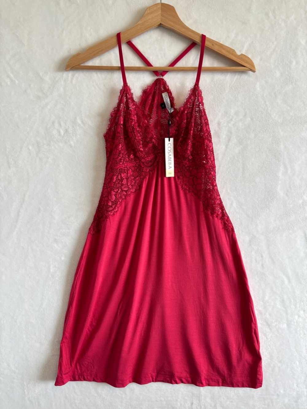 Cosabella Red Lace Night Dress